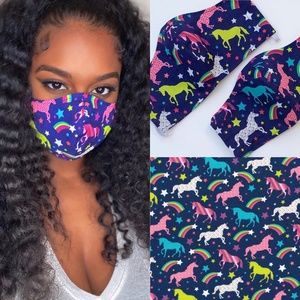 Womens & Kids Protective Mask Unicorn